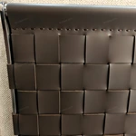 Modern L-Shaped Modular Sectional Sofa with Handwoven Leather Accents & Premium Textured Fabric